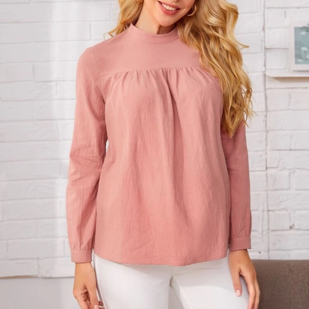 Maternity Mock Neck Top